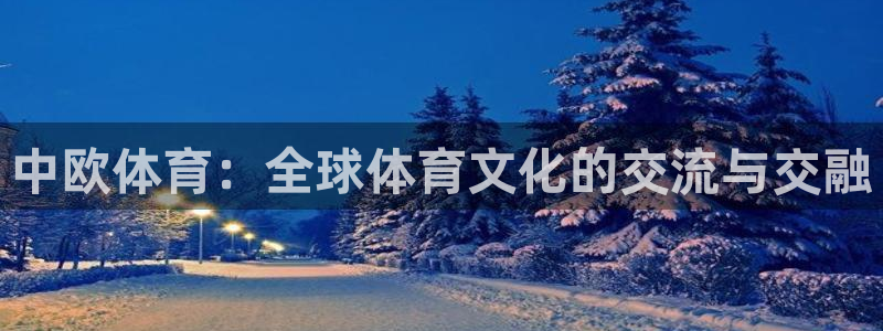 中欧体育：全球体育文化的交流与交融